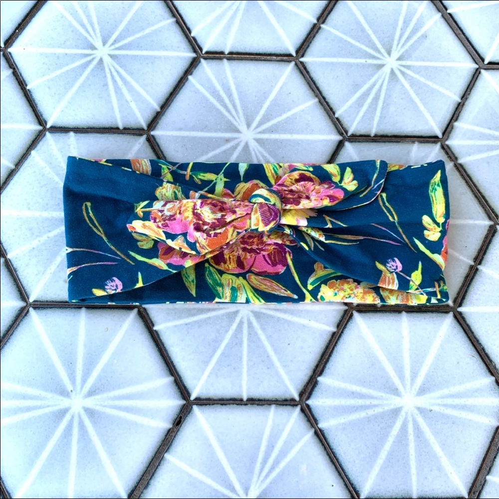 Infant Pink/Yellow Floral Headband